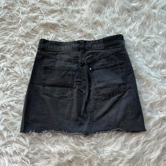 Zara Black Denim Short Skirt - Picture 3 of 5